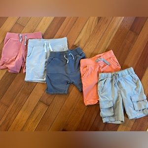 5 pairs boys 4T shorts